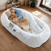 Pawkko human-size orthopedic dog bed in gray - image 1