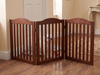 Wooden Freestanding Foldable Pet Gate for Dogs, 24 inch 3 Panels Step Over Fence, Dog Gate for The House, Doorway, - image 6