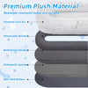 Pawkko human-size orthopedic dog bed in gray - image 4