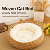 Handwoven Rattan Cat Bed