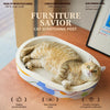 Corrugated Kraft Paper Cat Scratcher Bed