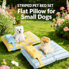 Striped Pet Bed for Cats & Dogs – Removable, Washable