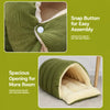 Semi-Enclosed Cat and Dog Bed with Removable Cover