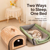 Enclosed Pet Bed for Dogs and Cats