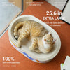 Corrugated Kraft Paper Cat Scratcher Bed