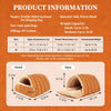 Polyester Semi-Enclosed Pet Bed for Cats and Small Dogs