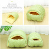Enclosed Open-Front Pet Bed for Cats and Small Dogs