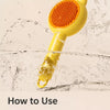 Pet Pin Brush for Long-Haired Cats & Dogs