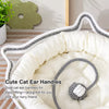 Cat Bed with Built-In Scratching Pad and Washable Cushion