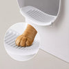 Large Semi-Enclosed Cat Litter Box