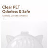 Transparent Plastic Cat Cone Collar for Grooming and Handling