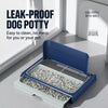 Plastic Dog Potty Tray with Walls, Drawer & Wire Grate