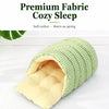 Semi-Enclosed Washable Pet Bed for Cats & Small Dogs