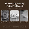Plastic Dog Potty Tray with Grated Surface