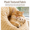 Enclosed Chicken Butt Cat Bed – Plush Resting Nest