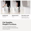 Large Semi-Enclosed Cat Litter Box