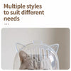 Transparent Plastic Cat Cone Collar for Grooming and Handling