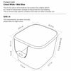 Large Semi-Enclosed Cat Litter Box