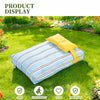Striped Pet Bed for Cats & Dogs – Removable, Washable
