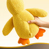 Plush Squeaky Dog Toys – Duck, Disc & Pizza Designs