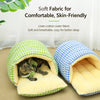Enclosed Open-Front Pet Bed for Cats and Small Dogs