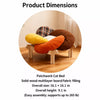 Petal-Shaped Elevated Cat Bed with Washable Cushion