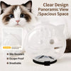 Transparent Plastic Cat Cone Collar for Grooming and Handling