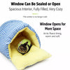 Semi-Enclosed Washable Pet Bed for Cats & Small Dogs