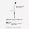 Interactive Feather Cat Wand Toy with Wooden Handle