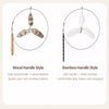 Long-Handle Feather Cat Teaser Wand