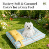 Striped Pet Bed for Cats & Dogs – Removable, Washable