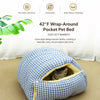 Enclosed Open-Front Pet Bed for Cats and Small Dogs