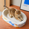 Corrugated Kraft Paper Cat Scratcher Bed
