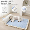 Cotton-Linen Pet Mat with Rabbit-Ear Pillow
