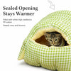 Semi-Enclosed Washable Pet Bed for Cats & Small Dogs