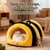 Enclosed Cat & Dog Bed Tent for Cozy Indoor Rest