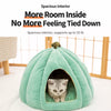 Enclosed Cat & Small Dog Bed