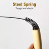 Interactive Feather Cat Wand Toy with Wooden Handle