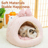 Cozy Enclosed Teepee Pet Bed for Small Dogs and Cats