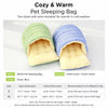 Semi-Enclosed Washable Pet Bed for Cats & Small Dogs