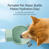 Portable Dog Water Bottle with Foldable Drinking Cup for Travel
