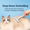 Long-and-Short-Tooth Stainless Steel Rake Comb for Dogs & Cats