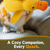 Plush Squeaky Dog Toys – Duck, Disc & Pizza Designs
