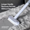 Long-Handle Pet Hair Remover Brush for Furniture & Carpets