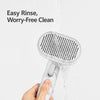 2-in-1 Cat & Dog Deshedding and Detangling Grooming Brush