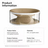 Corrugated Cardboard Cat Scratcher Bed and Tunnel