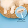 Long-and-Short-Tooth Stainless Steel Rake Comb for Dogs & Cats