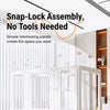Movable Indoor Pet Fence with Door