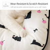 Removable-Washable Pet Bed Mat for Dogs and Rabbits