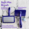 Pet Pin & Detangling Brush for Dogs and Cats